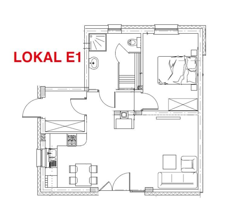 Apartament Strumien ヤボルキ エクステリア 写真